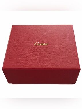 Cartier Red Box with Gold Logo
